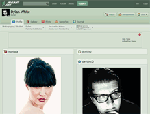 Tablet Screenshot of dylan-white.deviantart.com