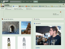 Tablet Screenshot of erathis.deviantart.com