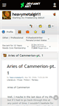 Mobile Screenshot of heavymetalgirl1.deviantart.com