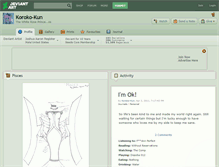 Tablet Screenshot of koroko-kun.deviantart.com
