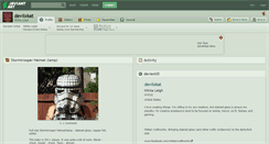 Desktop Screenshot of devilxkat.deviantart.com