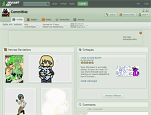 Tablet Screenshot of commitme.deviantart.com