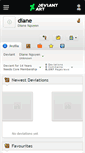 Mobile Screenshot of diane.deviantart.com