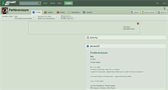 Desktop Screenshot of forneverazure.deviantart.com