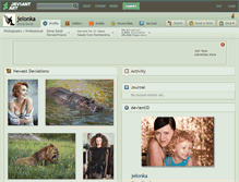 Tablet Screenshot of jelonka.deviantart.com