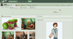 Desktop Screenshot of dudz.deviantart.com