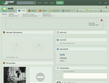 Tablet Screenshot of nofit.deviantart.com