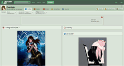Desktop Screenshot of evertein.deviantart.com