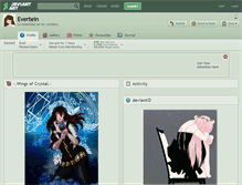Tablet Screenshot of evertein.deviantart.com