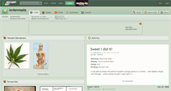 Desktop Screenshot of lovliermissliz.deviantart.com