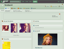 Tablet Screenshot of flaviafaccini.deviantart.com