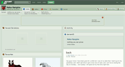 Desktop Screenshot of neko-vampire.deviantart.com