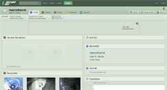 Desktop Screenshot of macrodracrel.deviantart.com