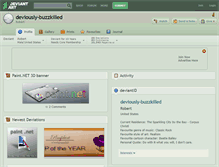 Tablet Screenshot of deviously-buzzkilled.deviantart.com