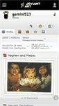 Mobile Screenshot of gemini523.deviantart.com