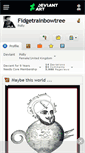 Mobile Screenshot of fidgetrainbowtree.deviantart.com