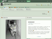 Tablet Screenshot of celticangel82.deviantart.com