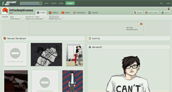 Desktop Screenshot of inthedeepbluesea.deviantart.com