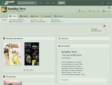 Tablet Screenshot of beastboy-terra.deviantart.com