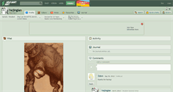 Desktop Screenshot of hejinglan.deviantart.com