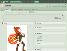 Tablet Screenshot of lazy-day.deviantart.com