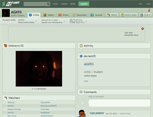 Tablet Screenshot of agx93.deviantart.com