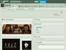 Tablet Screenshot of anne-eli.deviantart.com