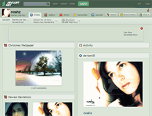 Tablet Screenshot of noahz.deviantart.com
