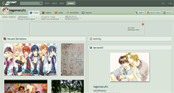 Desktop Screenshot of kagomaruxx.deviantart.com