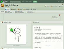 Tablet Screenshot of night-of-reckoning.deviantart.com