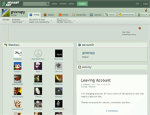 Tablet Screenshot of greenspy.deviantart.com