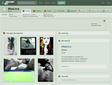 Tablet Screenshot of biloslava.deviantart.com
