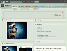 Tablet Screenshot of iamthez.deviantart.com