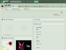 Tablet Screenshot of loz-tael.deviantart.com