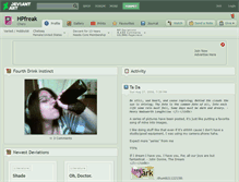 Tablet Screenshot of hpfreak.deviantart.com