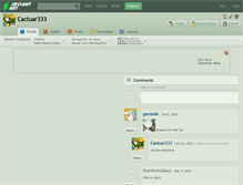 Tablet Screenshot of cactuar333.deviantart.com