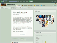 Tablet Screenshot of marvelslash.deviantart.com