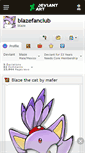 Mobile Screenshot of blazefanclub.deviantart.com