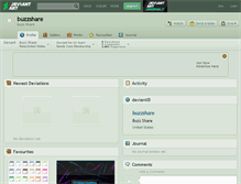 Tablet Screenshot of buzzshare.deviantart.com
