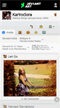 Mobile Screenshot of karinxsora.deviantart.com