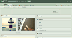 Desktop Screenshot of lulet.deviantart.com