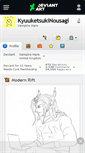 Mobile Screenshot of kyuuketsukinousagi.deviantart.com
