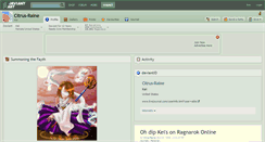 Desktop Screenshot of citrus-raine.deviantart.com