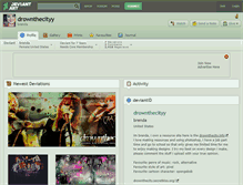 Tablet Screenshot of drownthecityy.deviantart.com