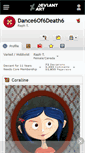 Mobile Screenshot of dance6of6death6.deviantart.com