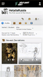 Mobile Screenshot of hetaliarussia.deviantart.com