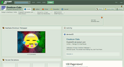 Desktop Screenshot of emoticon-clubs.deviantart.com
