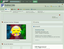 Tablet Screenshot of emoticon-clubs.deviantart.com
