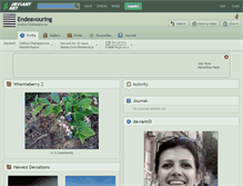 Tablet Screenshot of endeavouring.deviantart.com