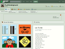 Tablet Screenshot of flushunderground.deviantart.com